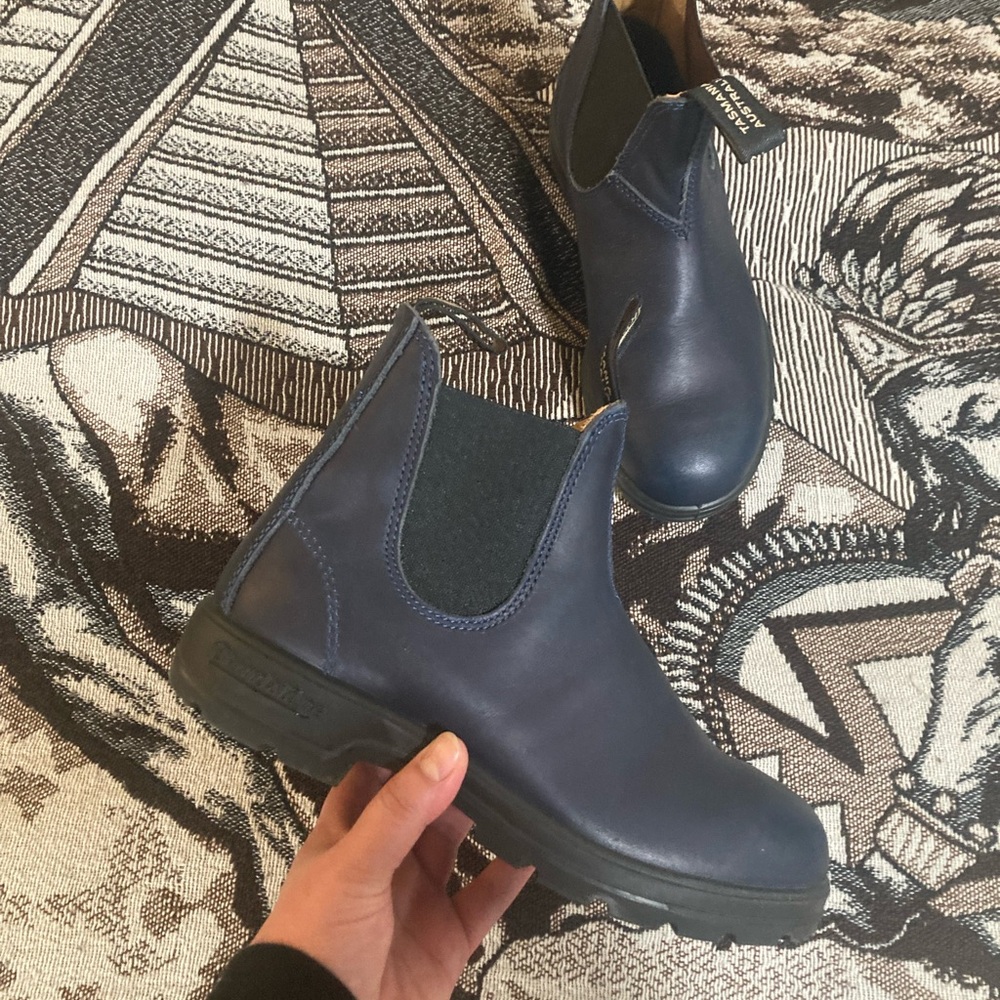 Blundstone Navy Ankle Boots